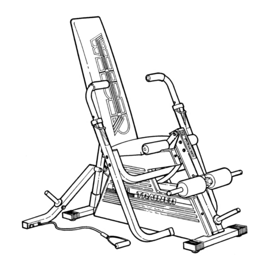 Weider PROLINE D631 Assembly Instructions Manual