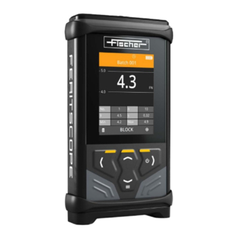 FISCHER FERITSCOPE DMP30 Operator's Manual
