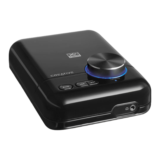 Creative X-FI WIRELESS RECEIVER User Manual
