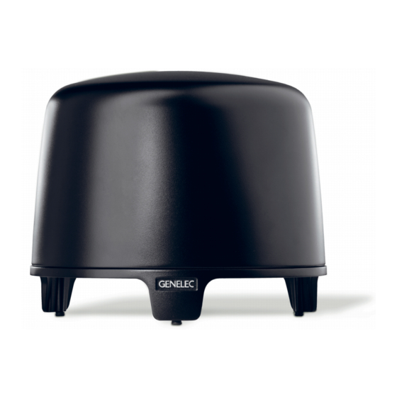 Genelec F One Operating Manual