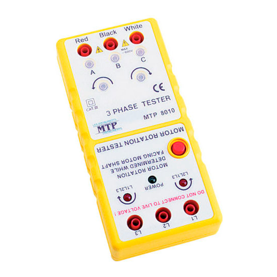 Alaron MTP-8010 Instruction Manual