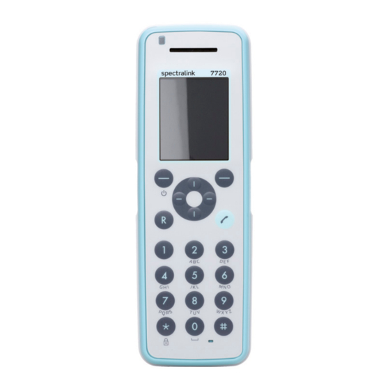 SpectraLink 7710 Quick Manual