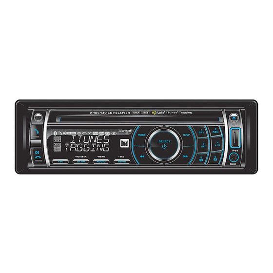 Dual XHD6430 Installation & Owner's Manual