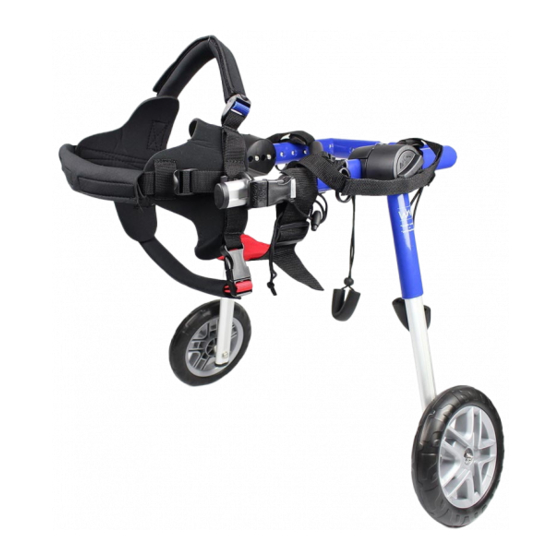 Walkin’ Pets Walkin' Wheels Rear Medium Wheelchair Manuals