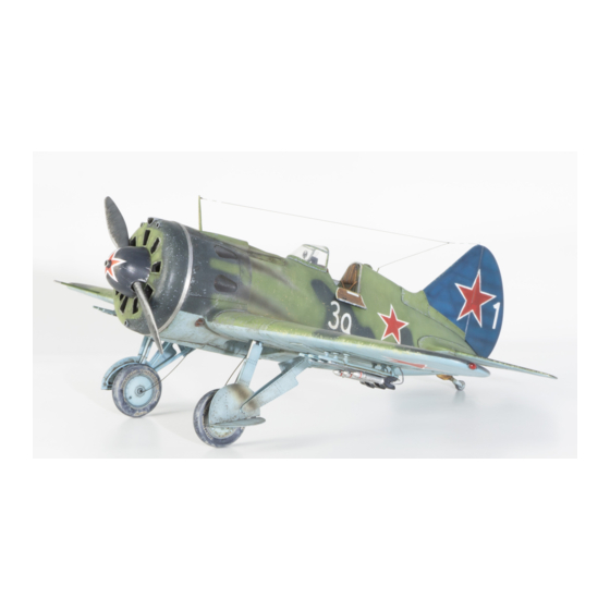 Eduard I-16 Type 29 Quick Start Manual