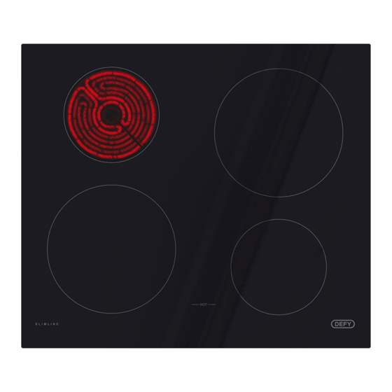 Defy SLIMLINE NCP DHD409 Instruction Manual