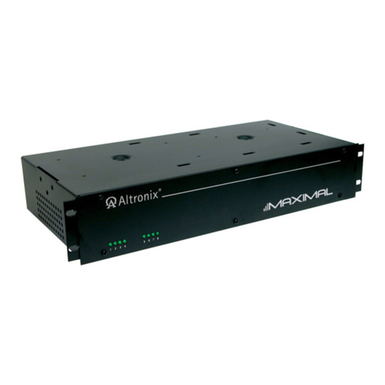 Altronix Maximal33R Installation Manual