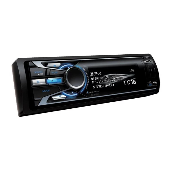 Sony DSX-S200X Installation/Connections