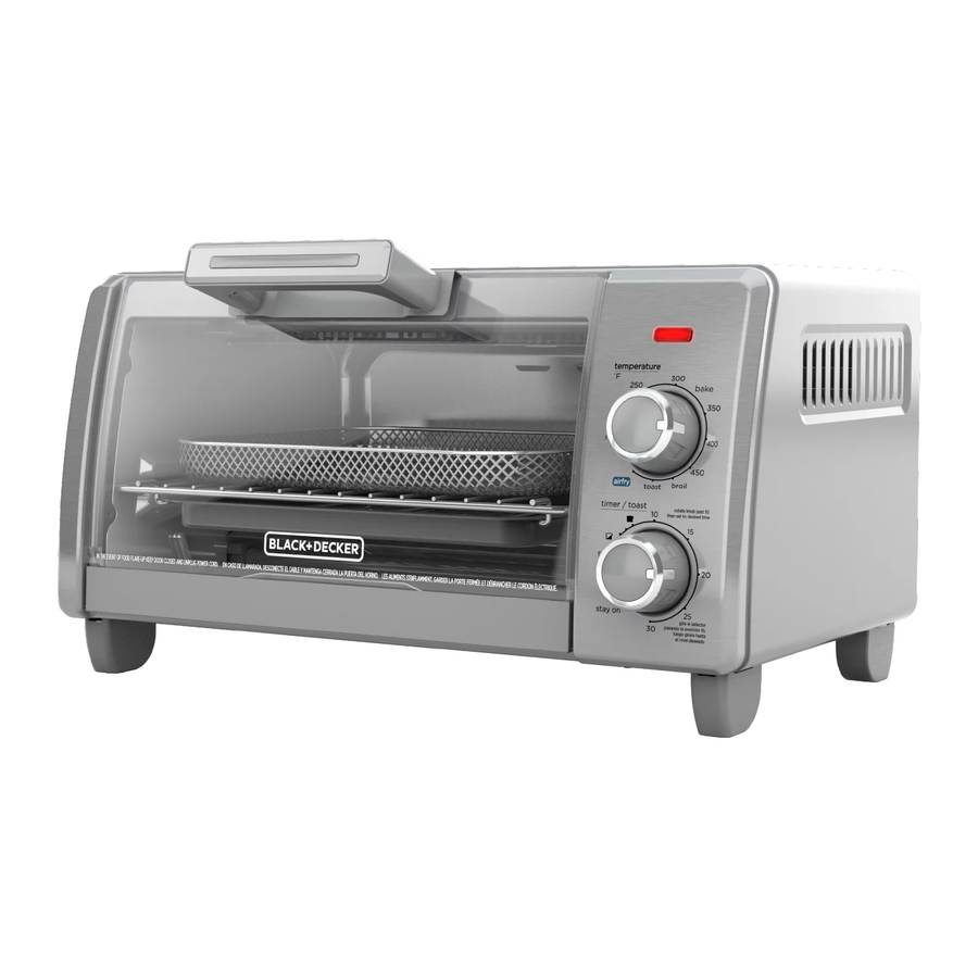 User Manual Black+Decker TO1950SBD 6-Slice Convection Oven