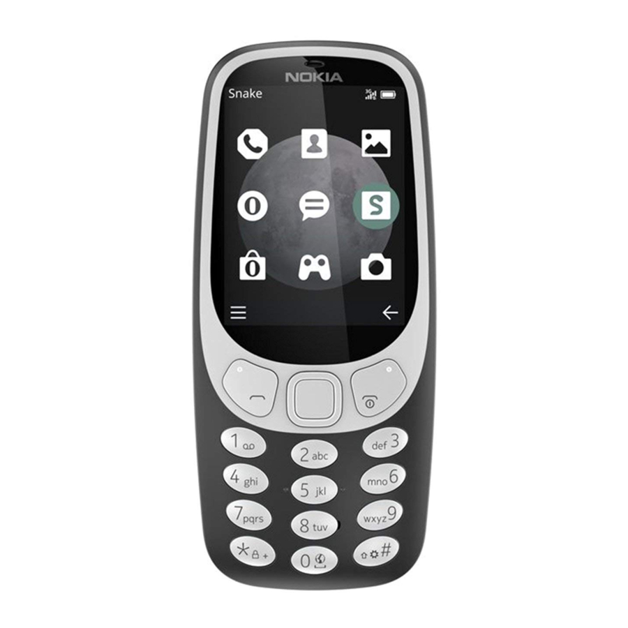 Nokia 3310 3G User Manual