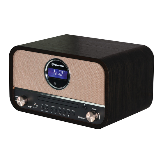 User Manuals: Roadstar HRA-1782ND+BK DAB Retro Radio