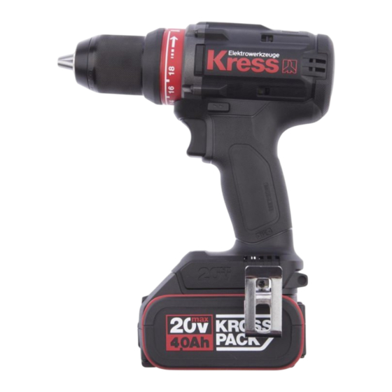 KRESS KU124 Manual