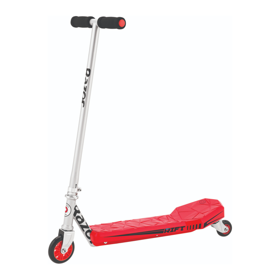 Razor Rift - Caster Scooter Manual