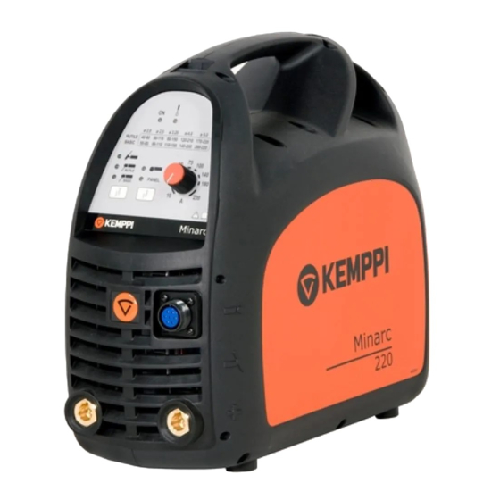 Kemppi Minarc 220 Operating Manual