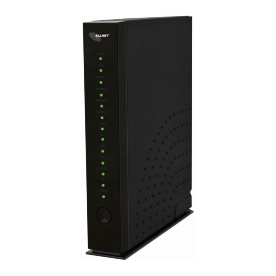 User Manuals: Allnet ALL-WR0500AC VDSL2/ADSL2+ Router