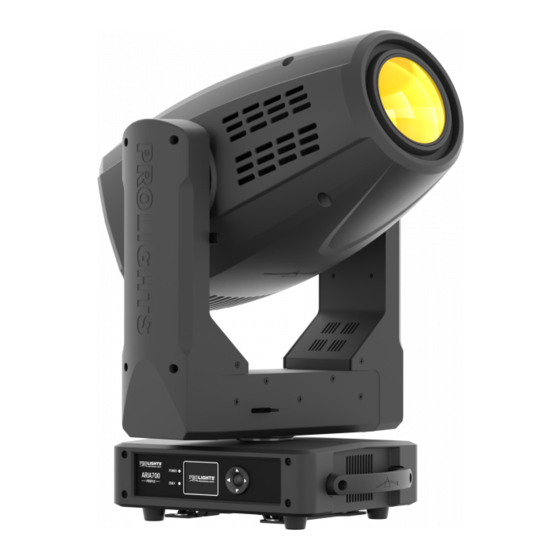 ProLights ARIA 700SPOT User Manual