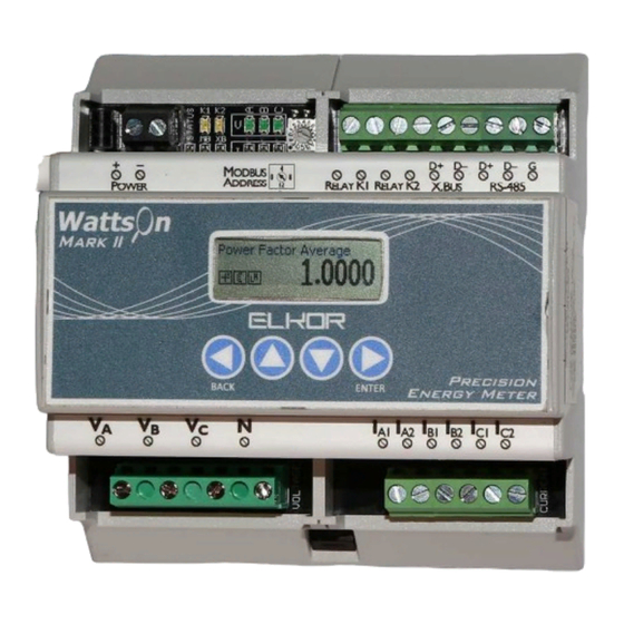 ELKOR WattsOn-Mark II User Manual