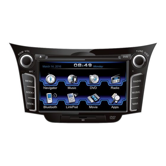 ESX VN710 HY-i30 Double Navigation System Manuals