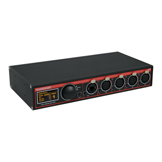 Swisson XND-4 User Manual