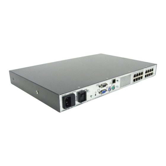 HP 262586-B21 - IP Console Switch 3x1x16 KVM User Manual