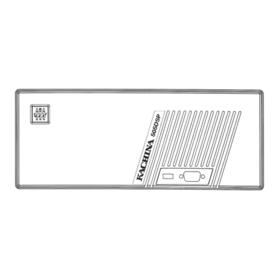 KACHINA 505DSP Installation & Operation Manual