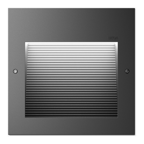 BEGA 24 208 Instructions For Use