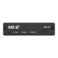 URC HDA-I/O Owner's Manual