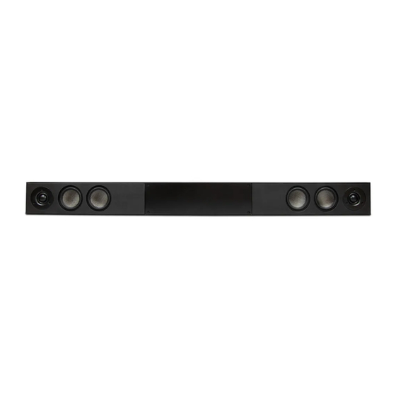 Savant IP Audio Studio 55 With Integrated Host and Grille HST-STUDIO BG-2CH Series Quick Reference Manual