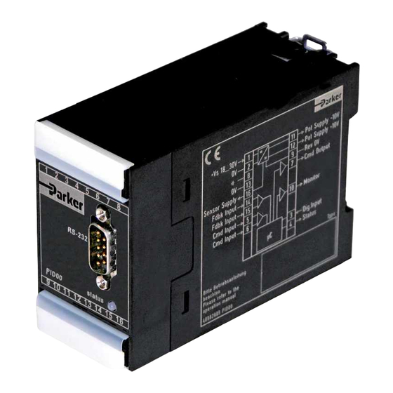 Parker PID00A-400 Operation Manual