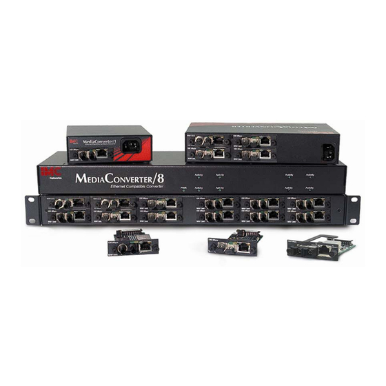 IMC Networks McLIM TP-TX/FX Operation Manual