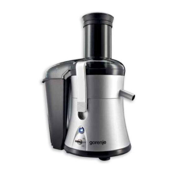 Gorenje JC 805 SB Instruction Manual