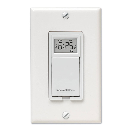 User Manuals: Honeywell RPLS730B1000/U Timer Switch