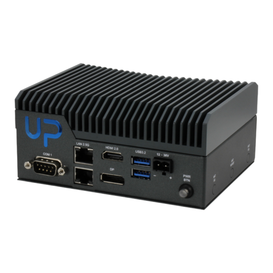 Asus AAEON UP Squared Pro 710H Edge User Manual