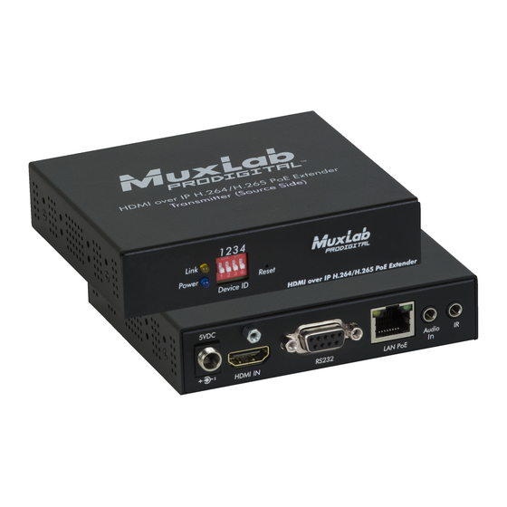 MuxLab 500762-TX Quick Installation Manual