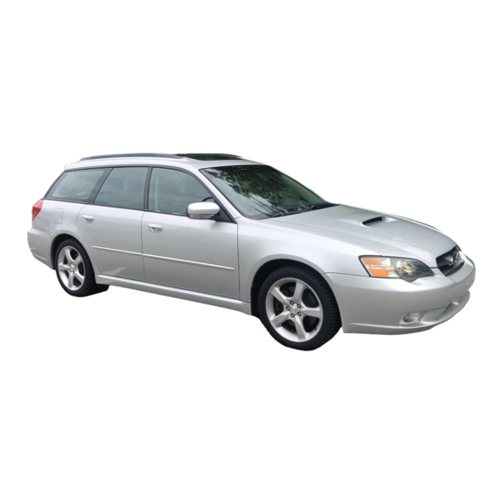Subaru Legacy 2.5 GT Limited Sedan Brochure & Specs