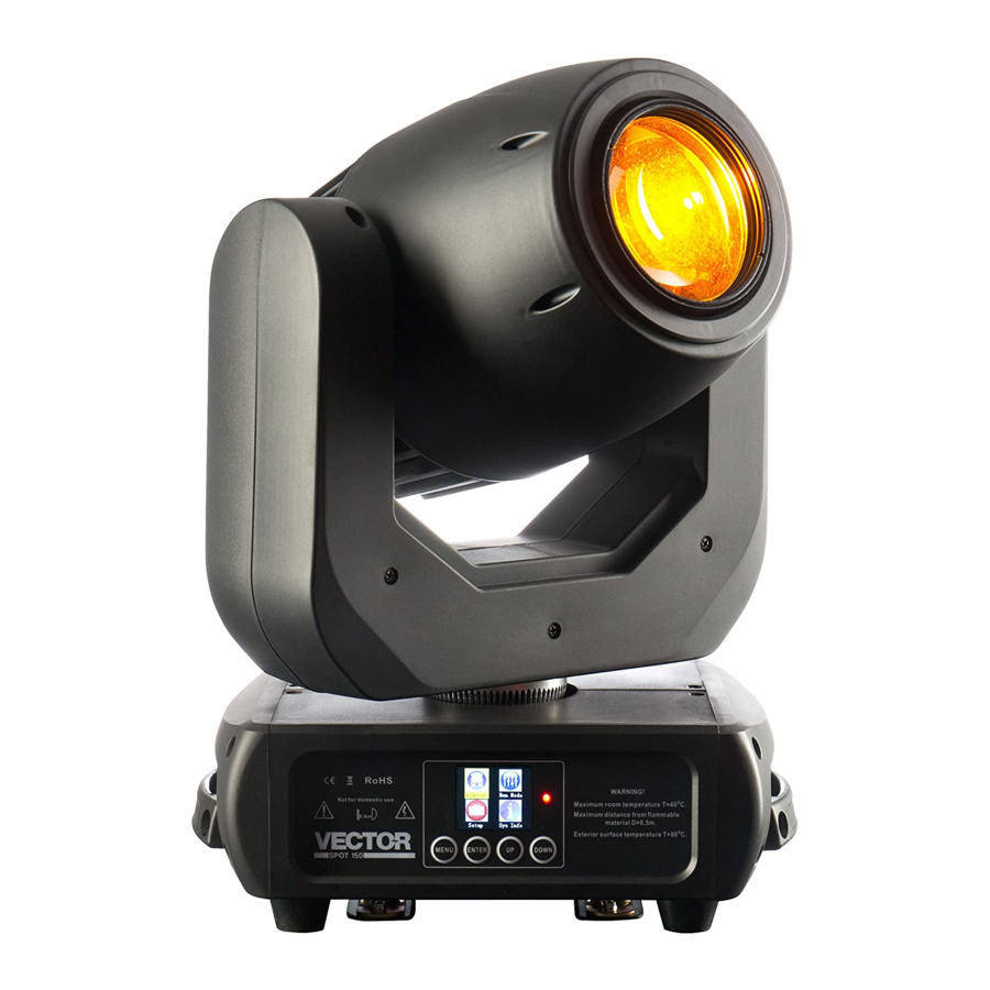 Lightmaxx VECTOR SPOT 150 User Manual