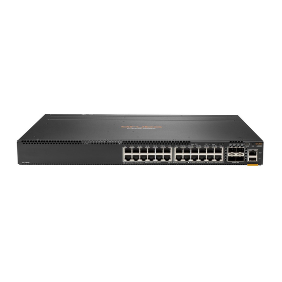 Aruba 6300F Series Installation And Getting Started Manual