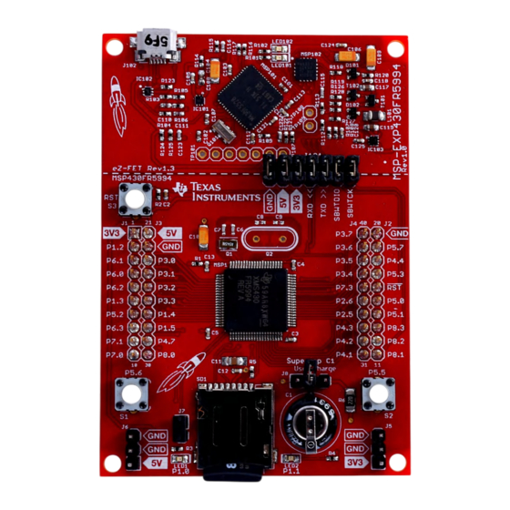 Texas Instruments MSP-EXP430FR5994 User Manual