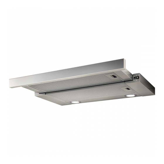 ELICA ELITE 26 IX A/90 Instruction On Mounting And Use Manual