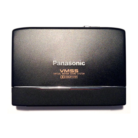 Panasonic RQ-SX44 Manuals