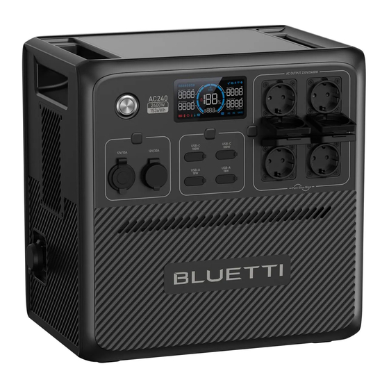 Bluetti AC240 User Manual