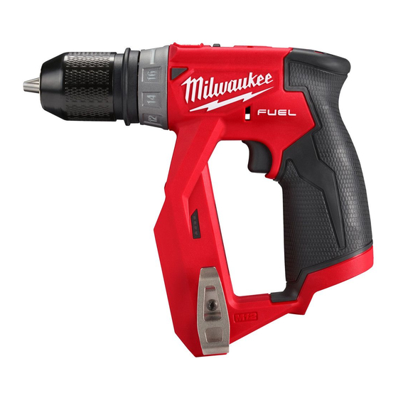 Milwaukee M12FDDX-0 Original Instructions Manual