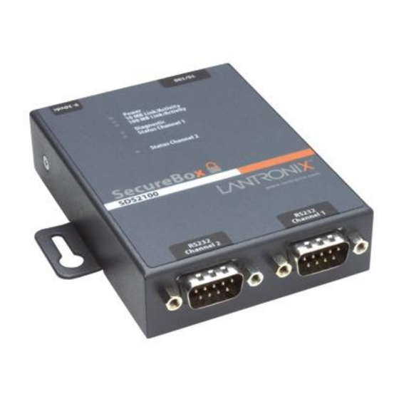 Lantronix SecureBox SDS2100 User Manual