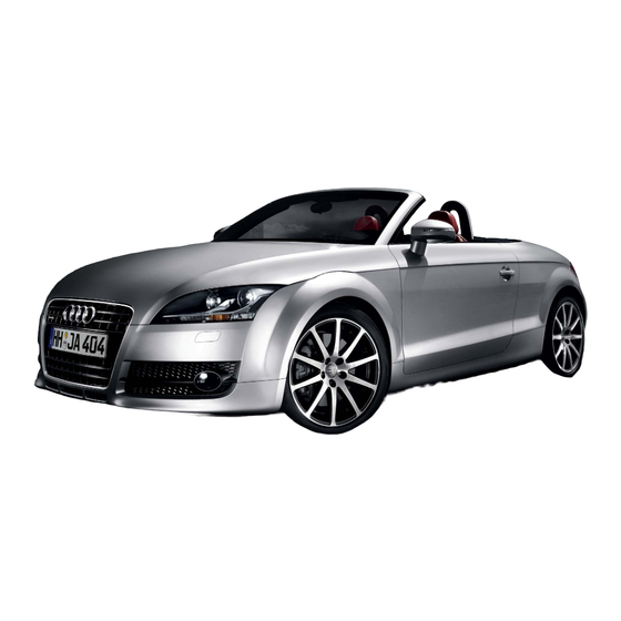 Audi 2007 TT Coupé User Manual