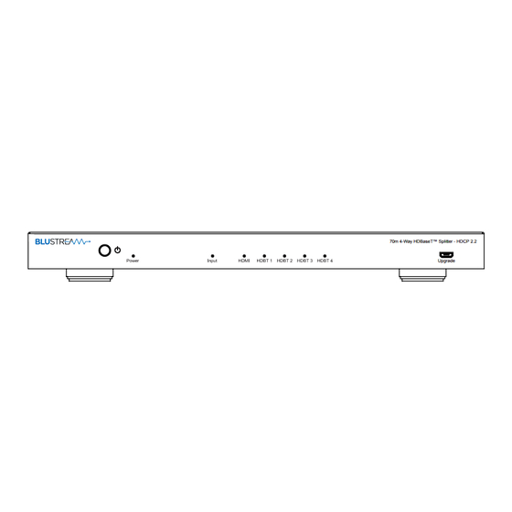 BluStream HSP14AB-V2 HDMI Splitter Manuals