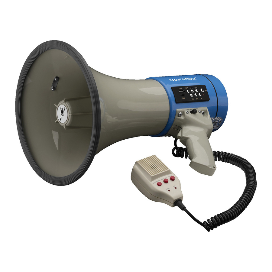 Monacor TM-17 M Instruction Manual