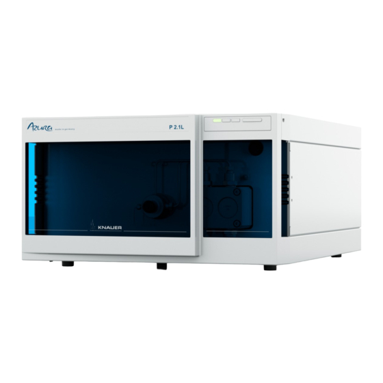 Knauer Azura P 2.1L User Manual