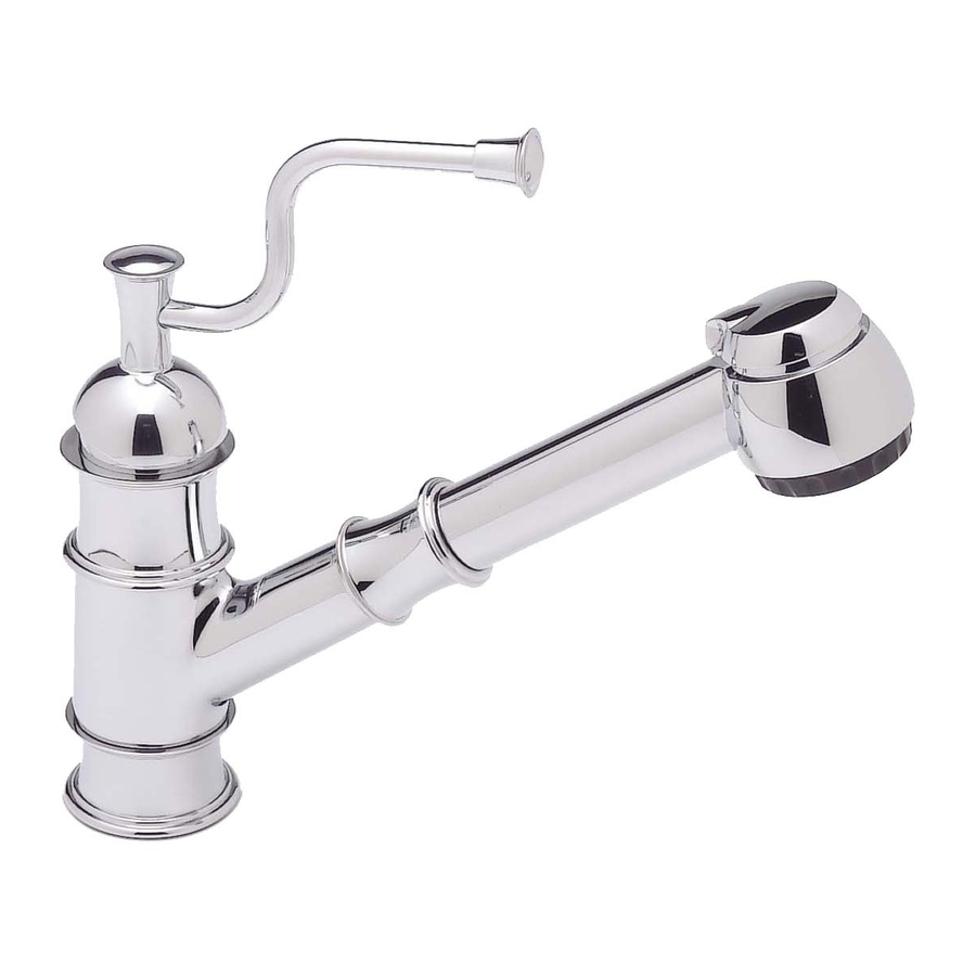 Blanco Traditional Kitchen Faucet with Pull-Out Spray 157-089 Specifications