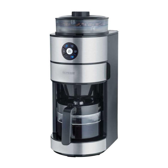 SEVERIN KA 4811 Instructions For Use Manual