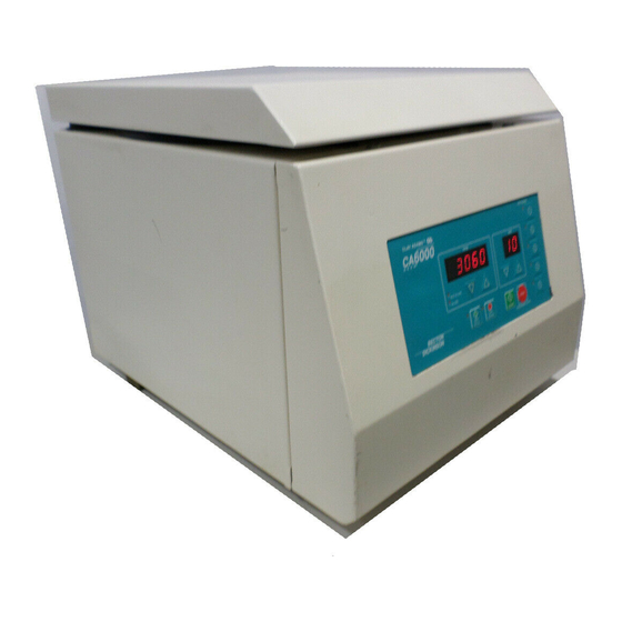 Becton Dickinson CLAY ADAMS CA6000 User Manual